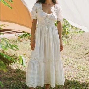 EUC Christy Dawn Brynne Dress in Pearl - size S